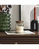 Set di 3 candele profumate Softness grigio/terracotta/verde - H.12,6 cm