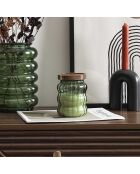 Set di 3 candele profumate Softness grigio/terracotta/verde - H.12,6 cm