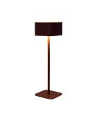 Lámpara de mesa táctil recargable Terra red - 8x26,5x8 cm
