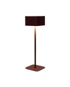 Lámpara de mesa táctil recargable Terra red - 8x26,5x8 cm