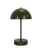 Lucia wiederaufladbare Tischlampe grün - 15,5x25,5x15,5 cm