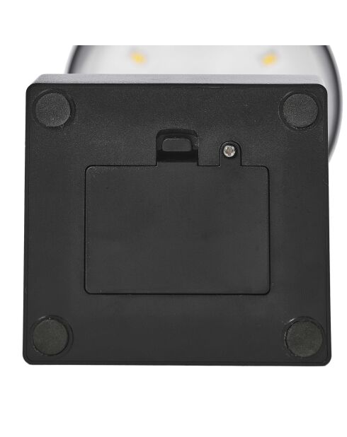 Lámpara de mesa LED táctil negra - 10,5x26x10,5 cm