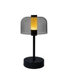 Grüne wiederaufladbare Touch-Tischlampe - 13x24,5x13 cm