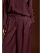 Pantaloni burgundi Renzo