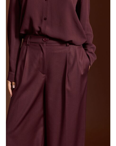 Pantaloni burgundi Renzo