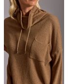 Jody sweater met karamel