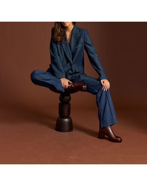 Giacca City in denim