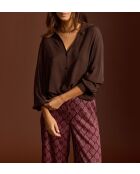 Blusa café Orso