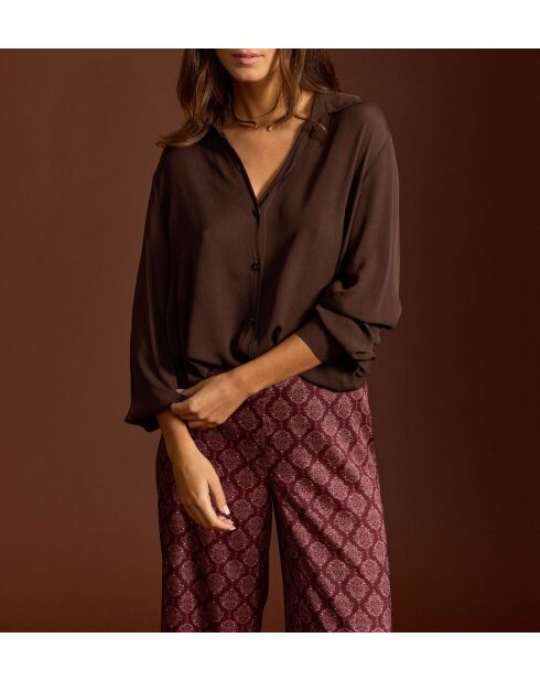 Blusa café Orso