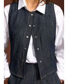 Gilet senza maniche Ami in cotone denim