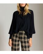 Schwarze Bluse Rigan