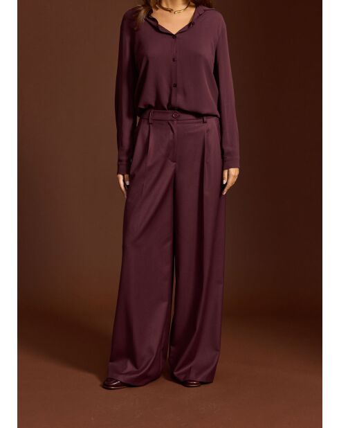 Pantaloni burgundi Renzo