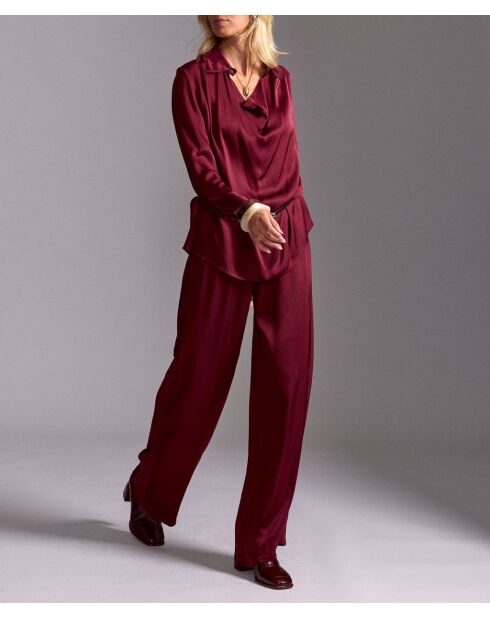 Pantaloni Yoko rossi