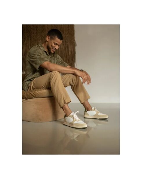 Malone Vegan khakigrüne Sneakers