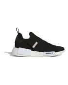 NMD_R1 zwarte canvas sneakers