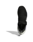 NMD_R1 zwarte canvas sneakers