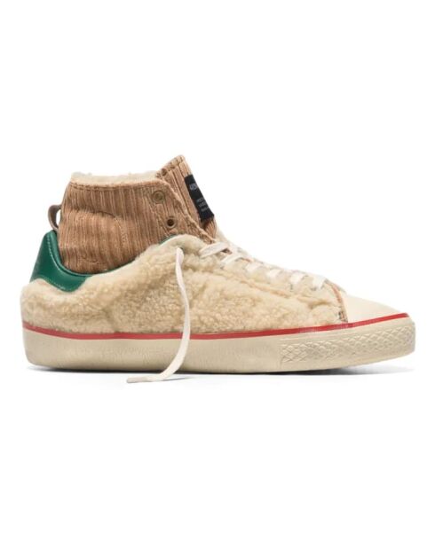 Baskets en cuir Starless High marron