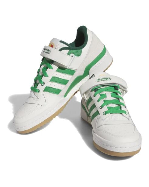 Grüne Ledersneaker Forum Low
