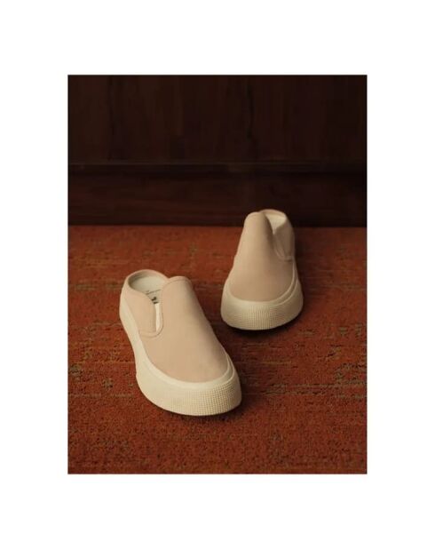 Baskets Slip On Mule rose pâle