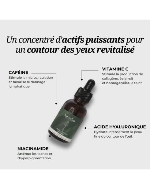 3 Sérums activateurs – Le soin expert des cernes et poches sous les yeux