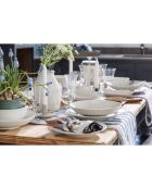 Range-sachets de thé blanc craie - 12 cm