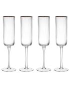Lot de 4 bols à apéritif ronds blancs - 10 cm