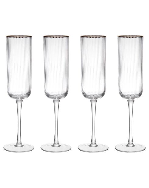 Lot de 4 bols à apéritif ronds blancs - 10 cm