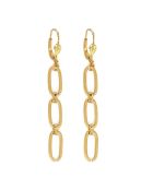 Orecchini Constance in ottone dorato