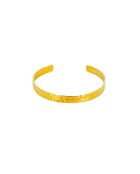 Brazalete acolchado dorado Nora