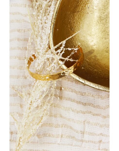 Brazalete acolchado dorado Nora