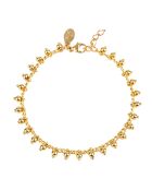 Pulsera gitana de latón dorado