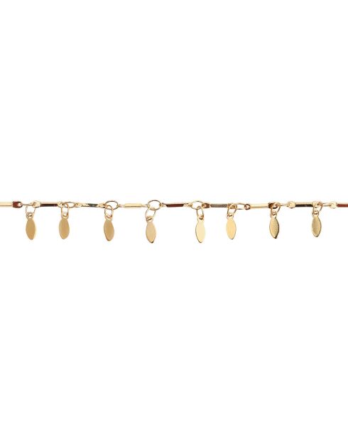 Pulsera Camille de latón dorado