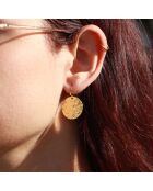 Orecchini Magda in ottone dorato
