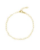 Bracciale mini in ottone a cuore dorato