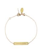 Bracciale Belle and Rebelle in ottone dorato