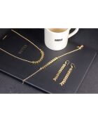 Pendientes Pia Gold Brass