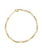 Pulsera Celestine de latón dorado