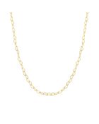 Mini gouden koperen halsketting met hart