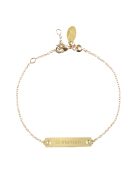 Armreif Maman Heart aus goldenem Messing