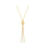Halskette Solea aus Gold/Perlmutt aus Messing