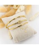 Bracciale Alicia in ottone dorato