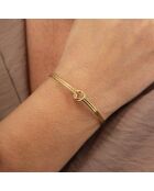 Bracciale Alicia in ottone dorato