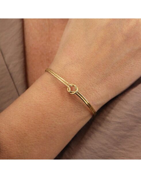 Bracciale Alicia in ottone dorato