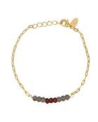 Armband aus Messing/Iolith aus heiligem Gold