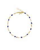 Bracelet en laiton TuttiFrutti doré/bleu