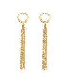 Orecchini in ottone dorato Enya