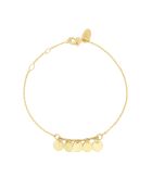 Mini Luna gouden koperen armband