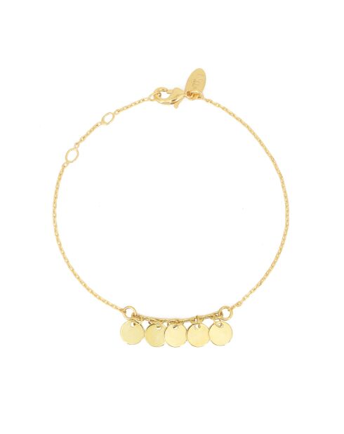 Mini Luna Armband aus goldfarbenem Messing