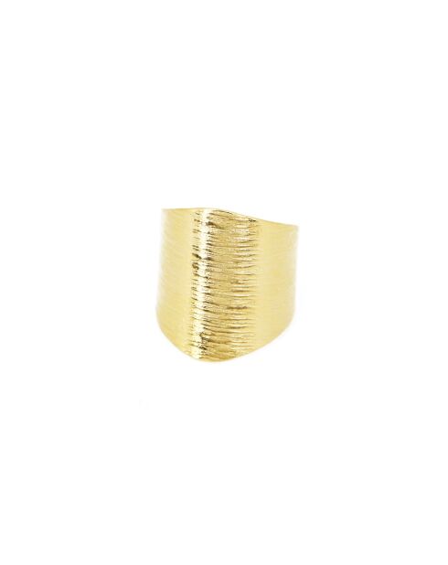 Agnès Großer goldener Messingring