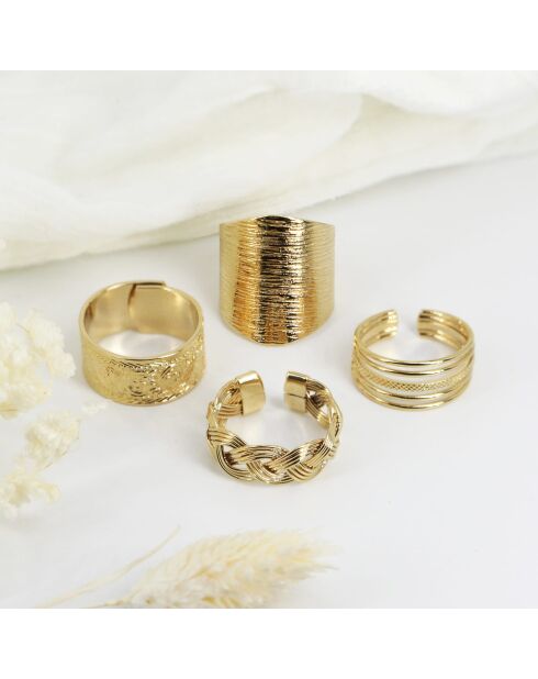 Agnès Großer goldener Messingring